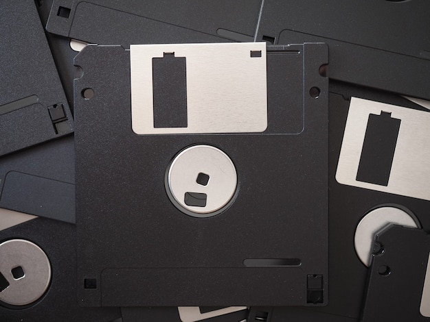 Magnetscheibe, auch bekannt als Diskette