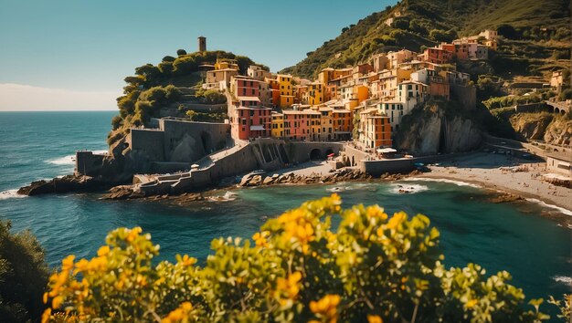 Foto magnífica cinque terre itália