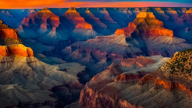 Magnífica paisagem do desfiladeiro