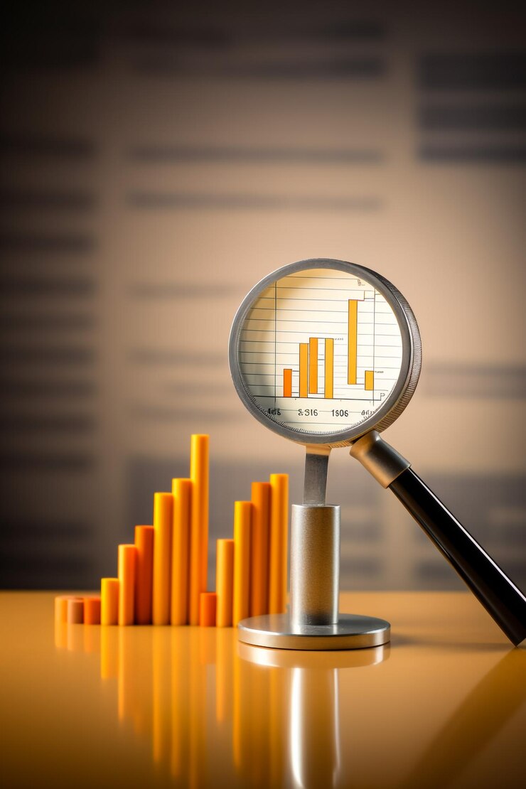 Magnificación en gráficos papel gráficos Desarrollo financiero Estadísticas de cuentas bancarias Inversión
