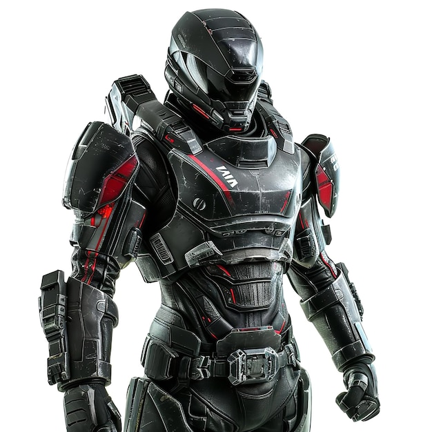 Magnificent Commander Shepard Mass isoliert auf weißem Hintergrund