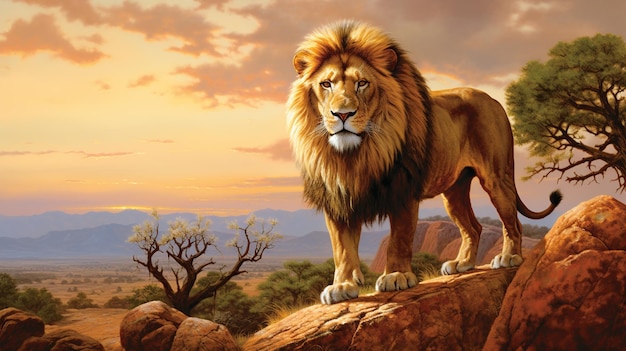 Magnificent_Lion_King (Rei do Leão)