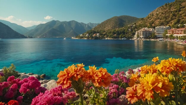 Foto el magnífico mar de marmaris