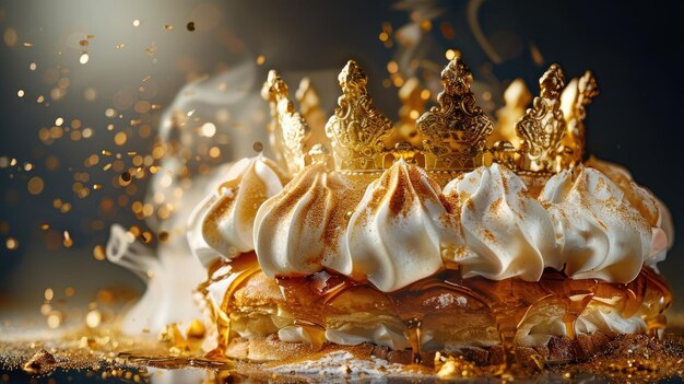 El magnífico pastel de la Corona de Oro