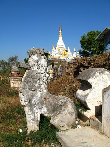 Maha Aung Mye Bon Zan Kloster Ava in der Nähe von Mandalay Myanmar