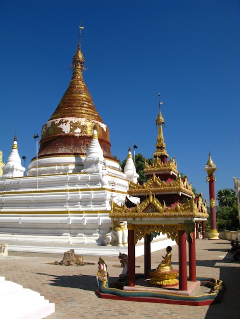 Maha Aung Mye Bon Zan Kloster Ava in der Nähe von Mandalay Myanmar