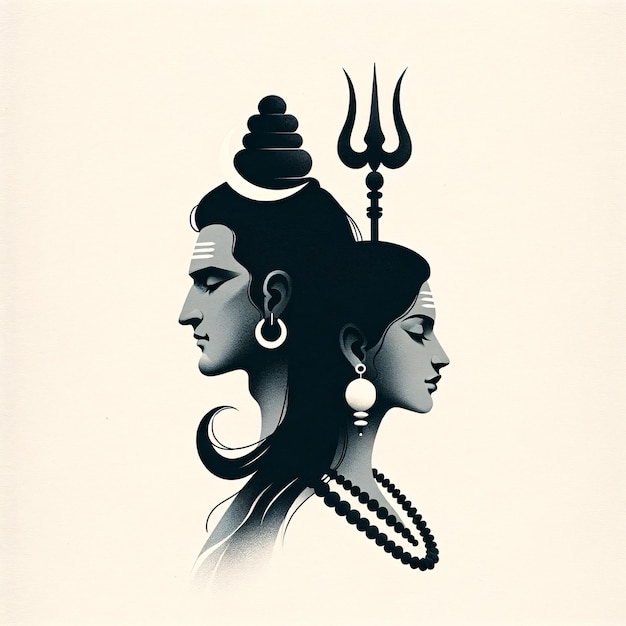 Maha Shivratri Lord Shiva Kunstwerk Mahadev Illustration
