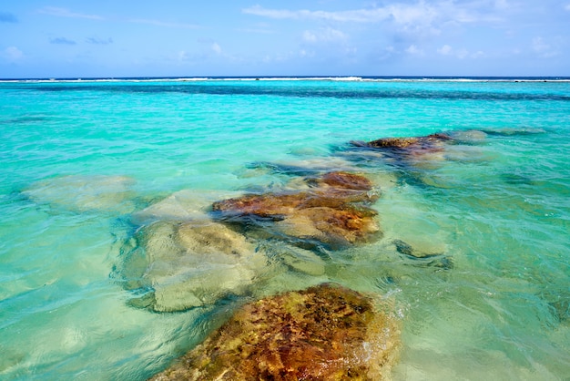 Mahahual karibischer Strand in Costa Maya