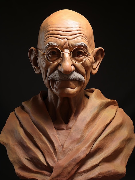 Mahatma Gandhi, indischer Freiheitskämpfer, 2. Oktober