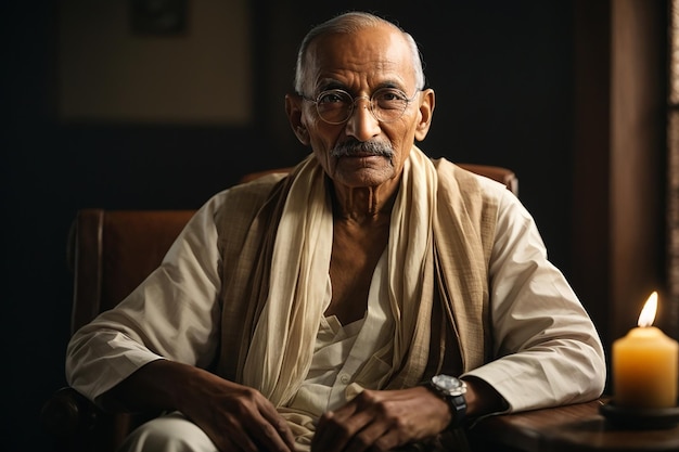 Mahatma Gandhi luchador por la libertad indio 2 de octubre