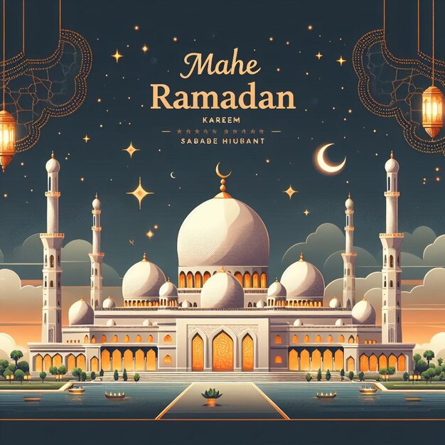 Foto mahe ramadan kareem (en inglés)