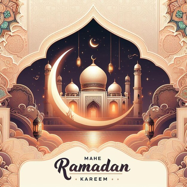 Foto mahe ramadan kareem (en inglés)