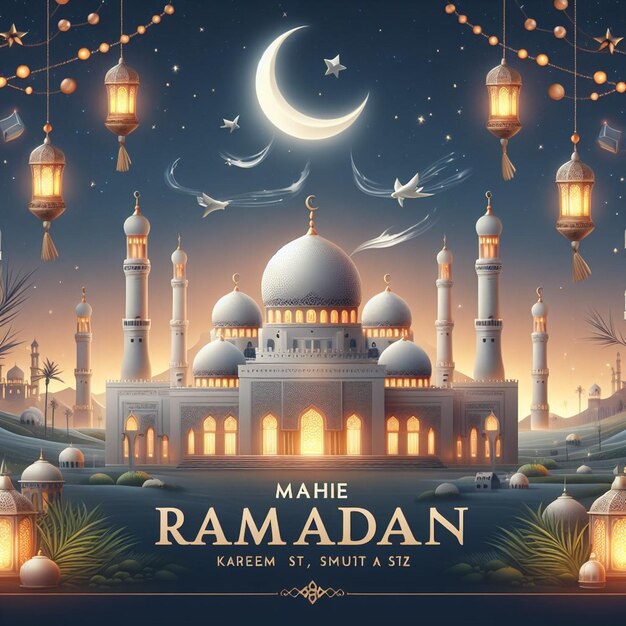 Foto mahe ramadan kareem (en inglés)