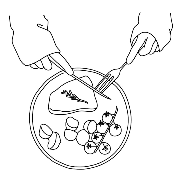 Mahlzeit png doodle element durchsichtiger Hintergrund