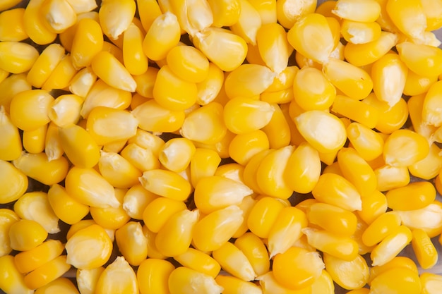 Maiskörner, Mais-Hintergrund in Dosen
