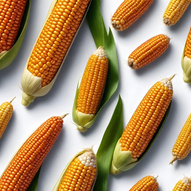 Foto el maíz en la mazorca es un símbolo de la cosecha