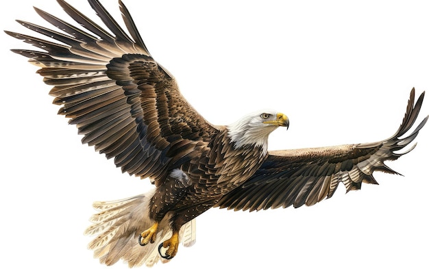 La majestad del águila en vuelo