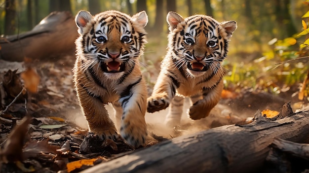 Majestätische Begegnung bei der Beobachtung der Anmut und Kraft eines wilden Tigers in seinem natürlichen Lebensraum