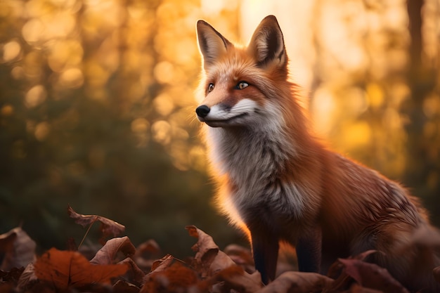 majestätische Fuchs-Wildtierfotografie