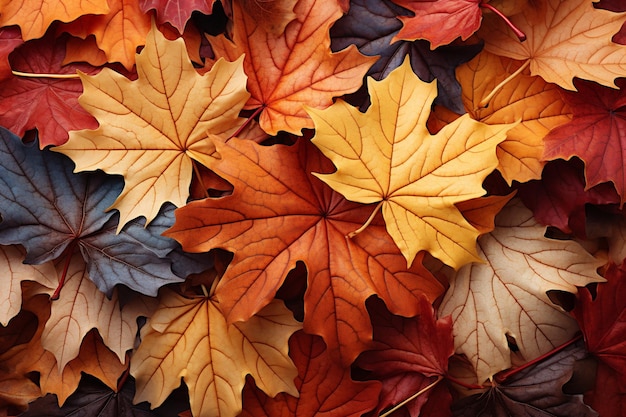 Majestätische Herbstlandschaft in lebendigen Farben