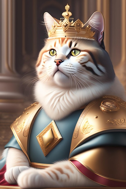 Majestätische Katze