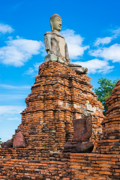 Majestätische Ruinen von 1629 Wat Chai Watthanaram, erbaut von König Prasat Tong