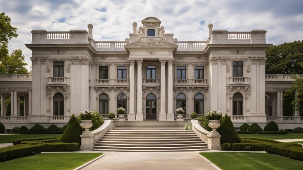 Majestätisches Herrenhaus im Außenbereich