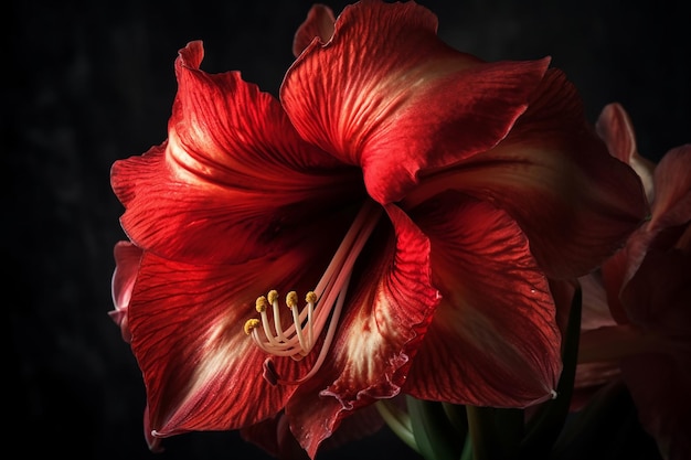 Majestic Amaryllis Flor Estilização artística