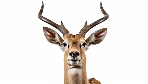 Majestic Antlers Studio fotografía facial de un ciervo con cuernos en elevación