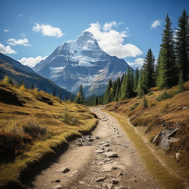 Majestic Mountain Escape Berglandschaft Foto