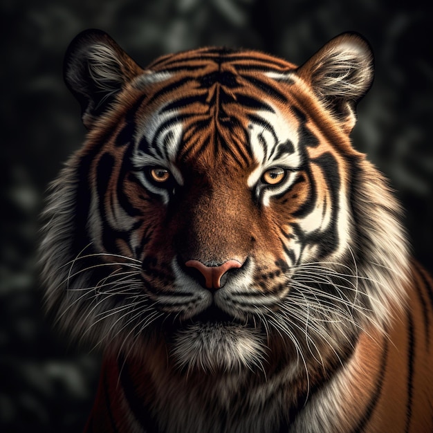 Majestic Tiger Illustration