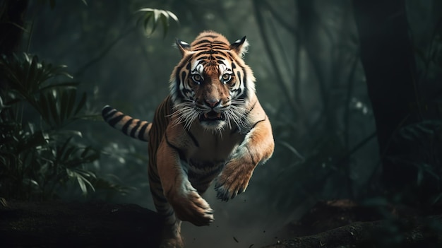 Majestic Tiger in Leap Generative KI