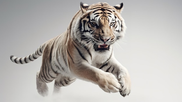 Majestic Tiger en Leap Generative AI