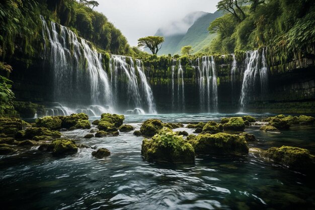 Majestic_waterfall_surrounded_by_lush_green_266jpg