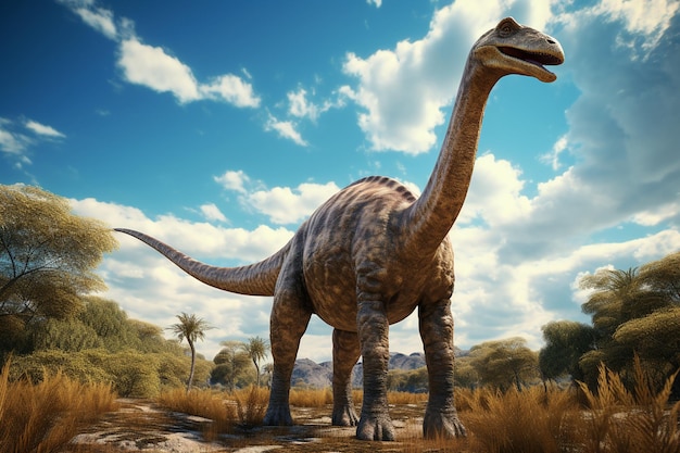 Majestoso Dinossauro Saurópode