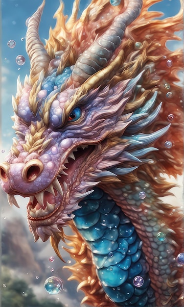 majestoso dragão chinês
