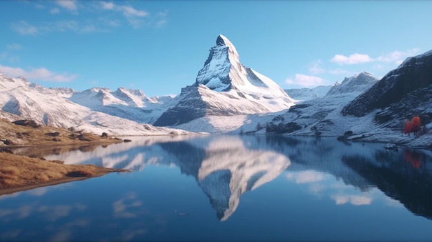 Majestoso Matterhorn na Suíça