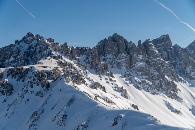 Foto majestuosa cordillera en la región alpina de innsbruck