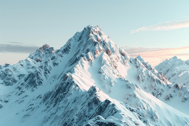 Las majestuosas cimas de las montañas