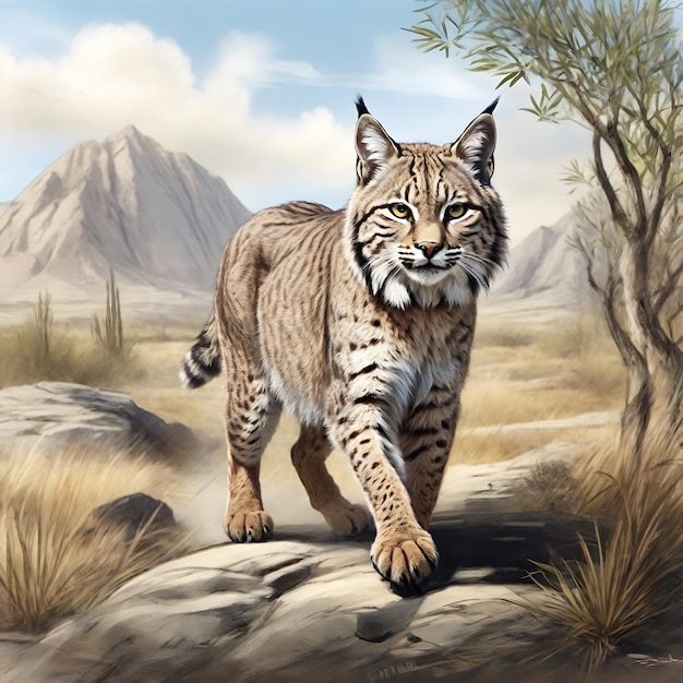 El majestuoso Bobcat