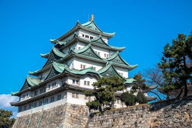 Majestuoso castillo de Nagoya en Nagoya, Japón