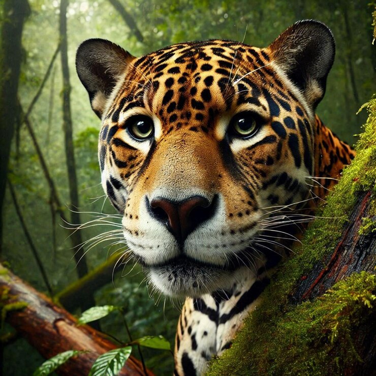 El majestuoso jaguar en la selva tropical