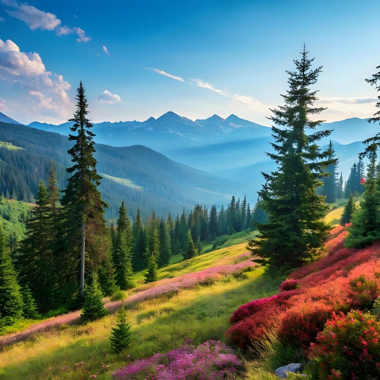 El majestuoso paisaje montañoso