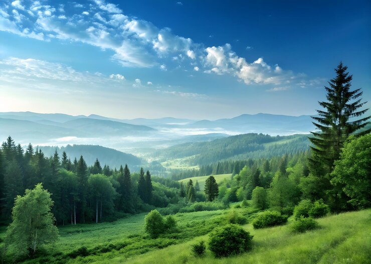 El majestuoso paisaje montañoso