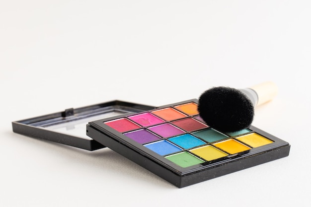 Make-up bunte Lidschatten-Palette