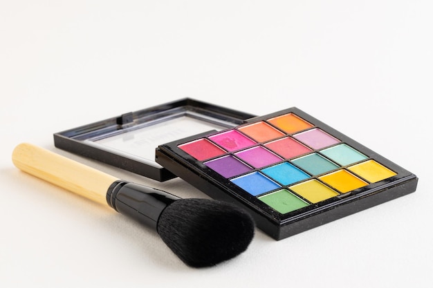 Make-up bunte Lidschatten-Palette