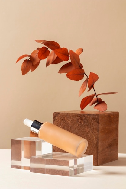 Make-up-Konzept mit Fundament und Anlage