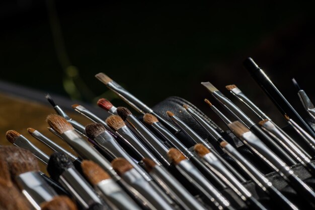 Make-up Pinsel Hintergrund, Schönheit, Kosmetik