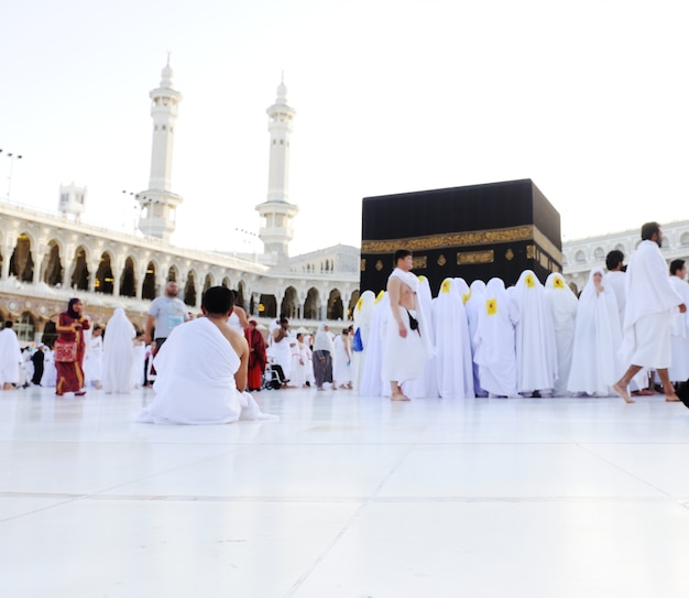 Foto makkah kaaba hajj muslims