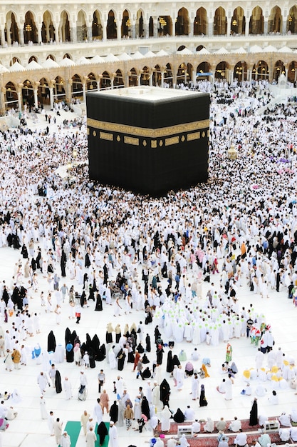 Foto makkah kaaba hajj musulmanes